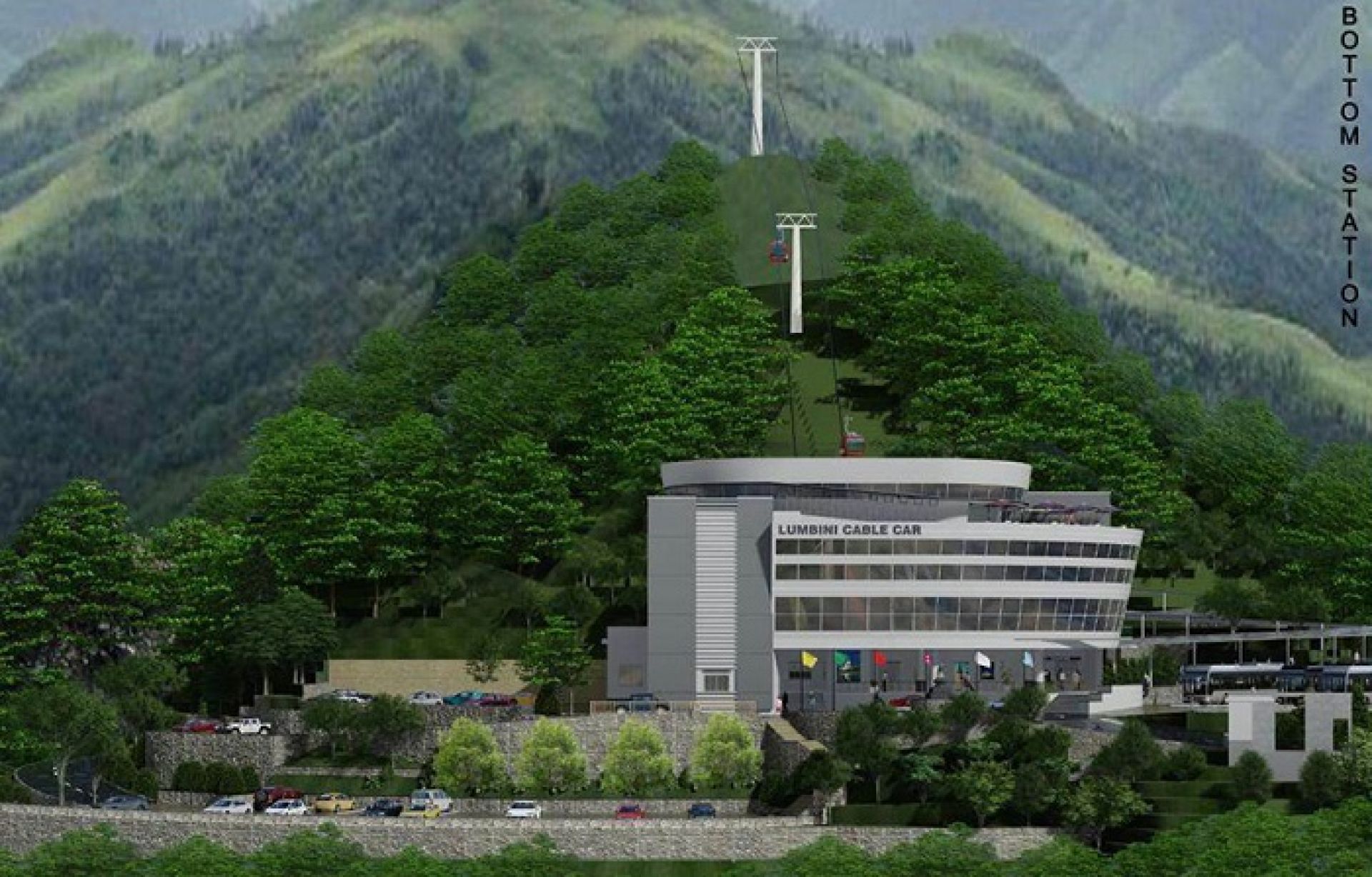 यात्रु घटेपछि लुम्बिनी केबलकारको व्यापार घट्यो, आम्दानी १२.३० करोडमा खुम्चियो